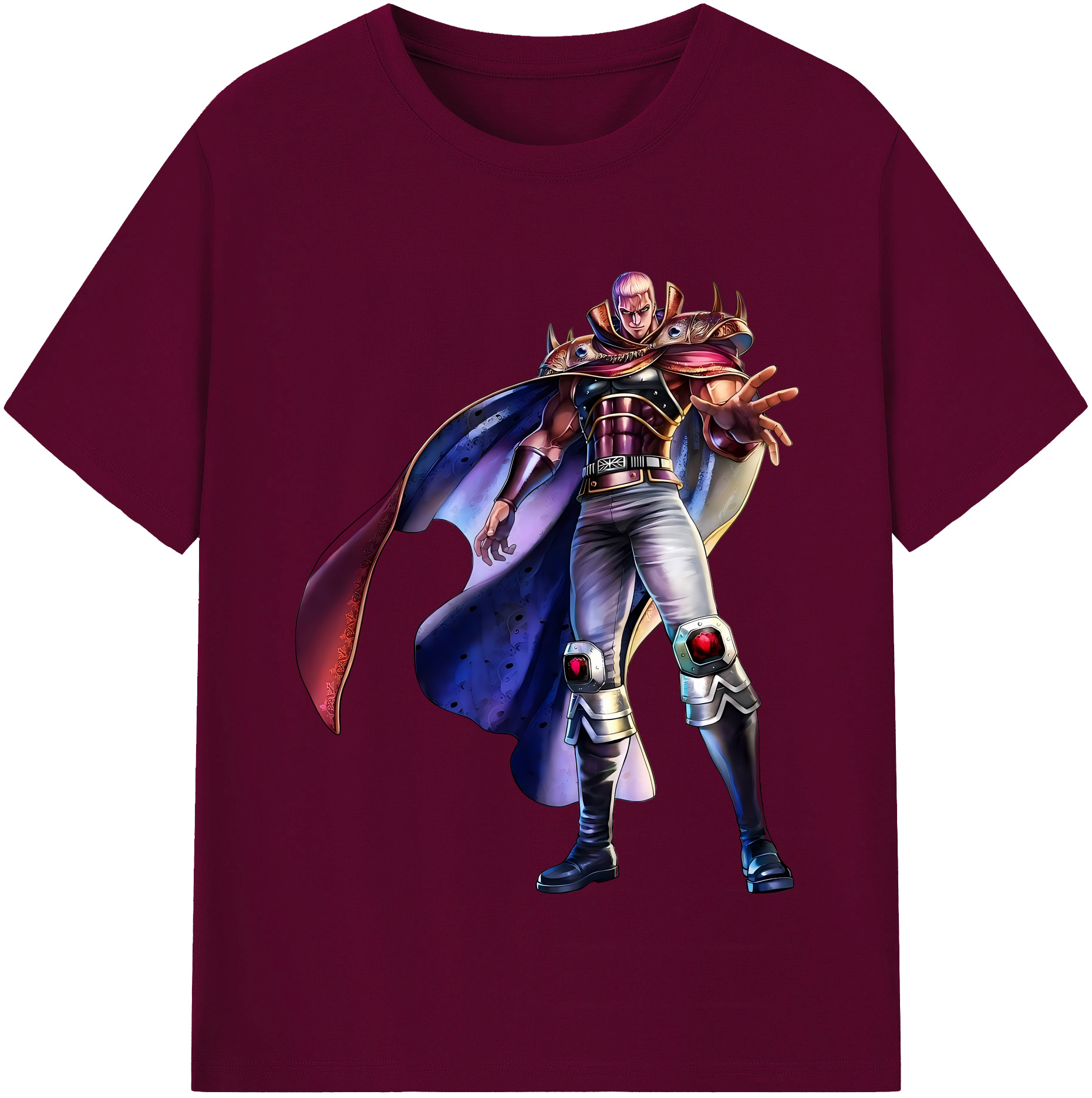 （画像用） 北斗の拳 Fist of the North Star レディースカジュアルプリントTシャツ（綿100％）
